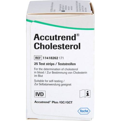 Accutrend Cholesterol Teststreifen 25 St