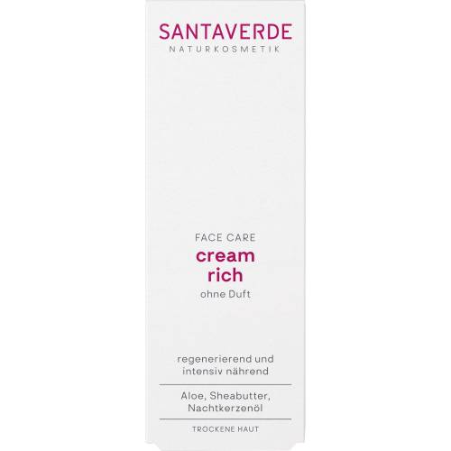 Aloe Vera Creme rich ohne Duft 30 ml