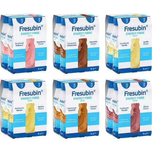 Fresubin Energy Fibre Drink Mischkarton Trinkfl. 4800 ml