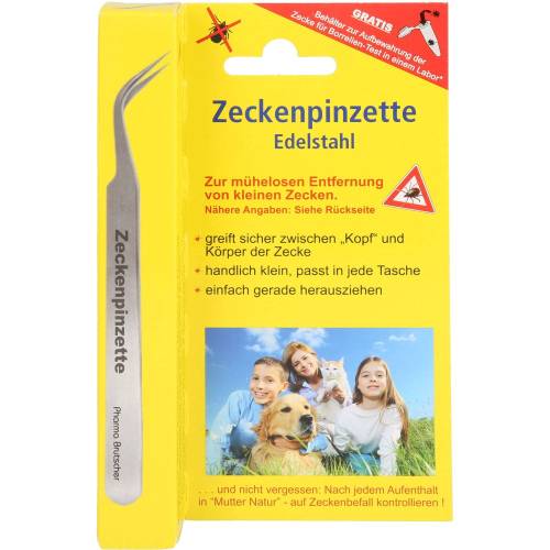 Zeckenpinzette Chirurgenstahl 1 St