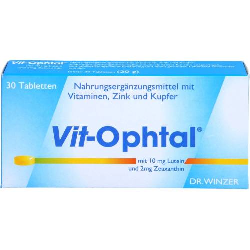 Vit Ophtal mit 10 mg Lutein Tabletten 30 St