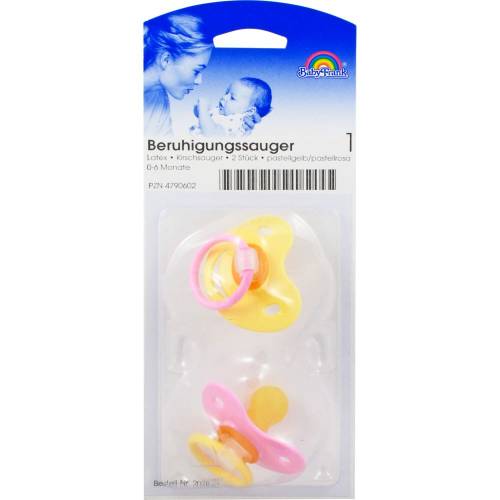 Beruhigungssauger Kirsche Lat.0-6 M.past./gb./r. 2 St