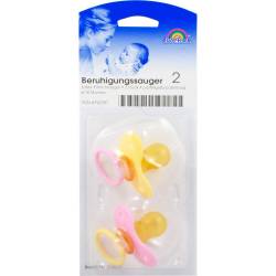 Beruhigungssauger Kirsche Lat.6-18 M.past./gb./r. 2 St