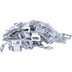 Verbandklammern m.Gummiband weiß 50420 100 St