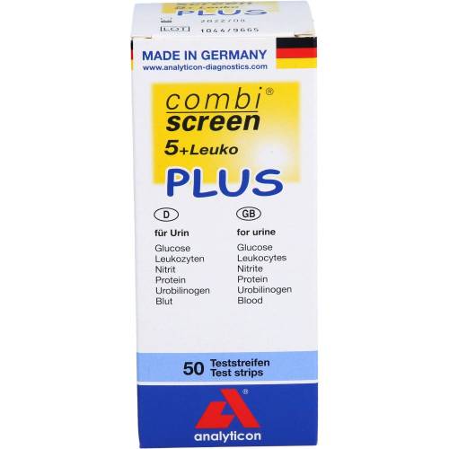 Combiscreen 5+Leuko Plus Teststreifen 50 St