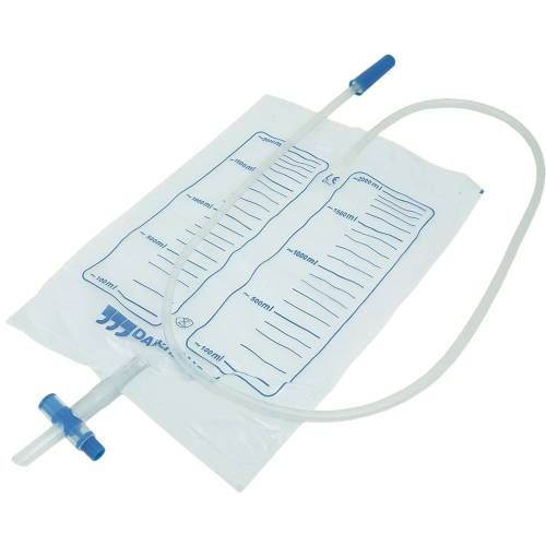 Urinbeutel unsteril 2 l Nrv m.Abl.Kreuzventil 1 St