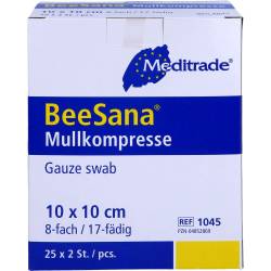 Mullkompressen 10x10 cm steril 8fach 50 St