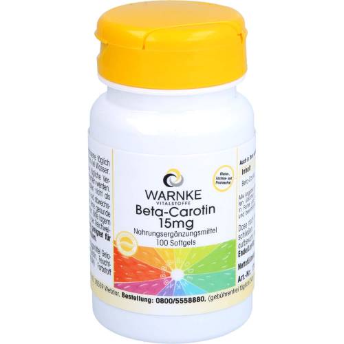 Beta Carotin Kapseln 15 mg 100 St