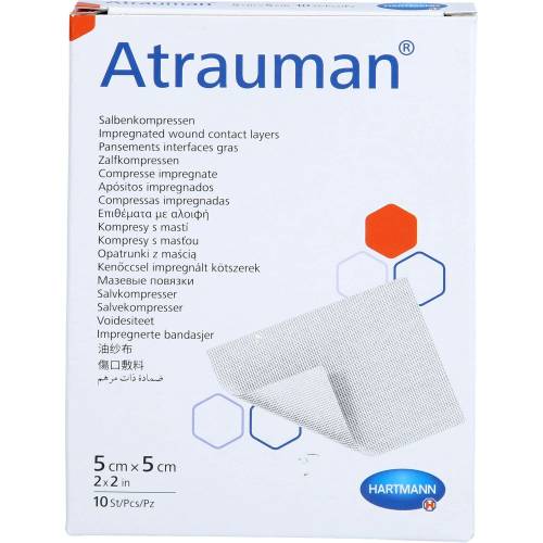 Atrauman 5x5 cm steril Kompressen 10 St