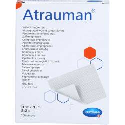 Atrauman 5x5 cm steril Kompressen 10 St