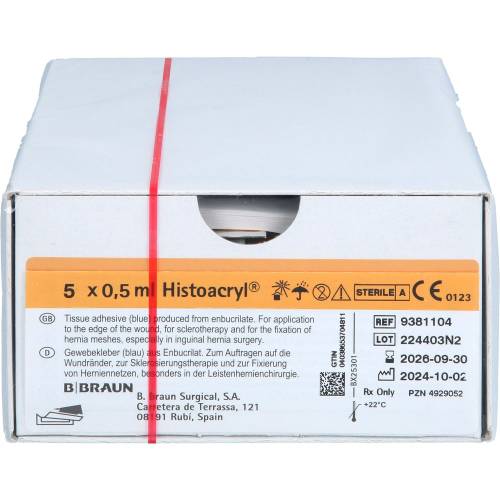 Histoacryl Gewebekleber blau Ampullen 5 St