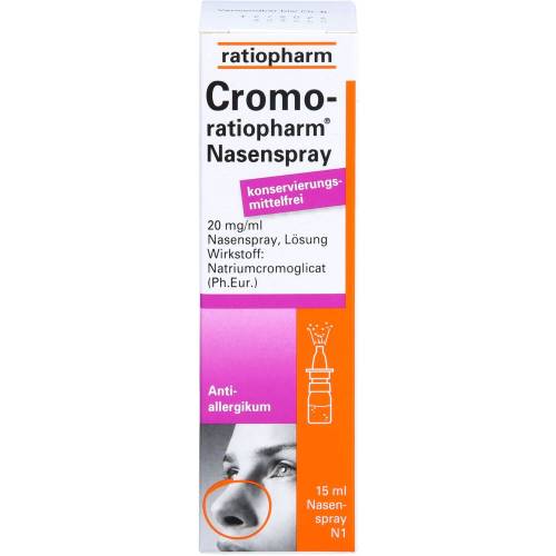 Cromo-Ratiopharm Nasenspray konservierungsfrei 15 ml