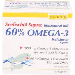 Seefischöl Supra m.60% Omega-3-Fetts.Weichkaps. 100 St