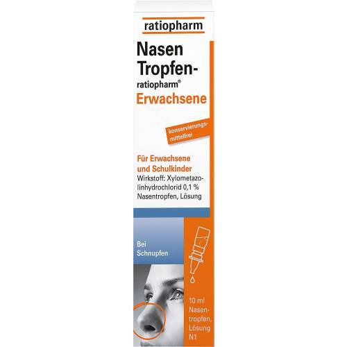 Nasentropfen-ratiopharm Erwachs.Konservier.frei 10 ml
