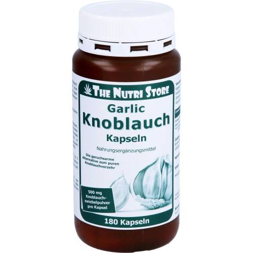 Knoblauch 500 mg geruchsarm Kapseln 180 St