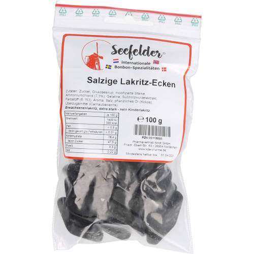 Seefelder salzige Lakritz-Ecken Kda 100 g