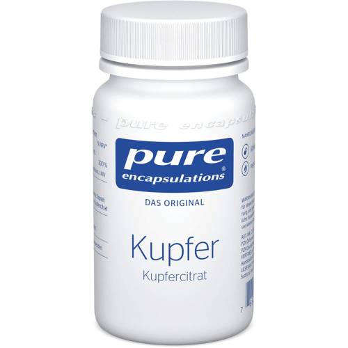 Pure Encapsulations Kupfer Kupfercitrat Kapseln 60 St