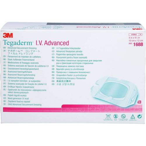 Tegaderm I.V. Advanced Fixierv.10x12 cm 1688 50 St