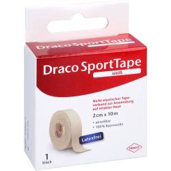 Draco Tapeverband 2 cmx10 m weiß 1 St