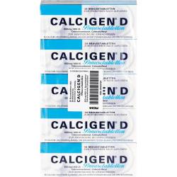 Calcigen D 600 mg/400 I.E. Brausetabletten 50 St