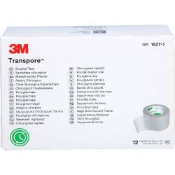 Transpore 2,5 cmx9,1 m Pflaster 12 St