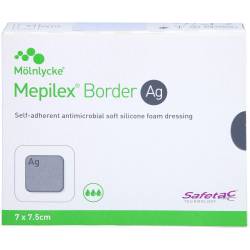 Mepilex Border Ag Schaumverb.7x7,5 cm steril 5 St