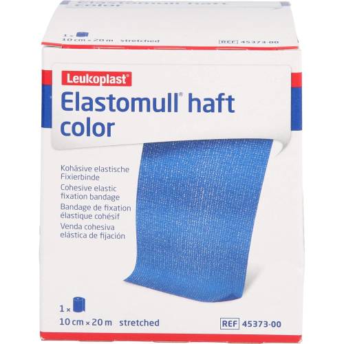 Elastomull haft color 10 cmx20 m Fixierb.blau 1 St