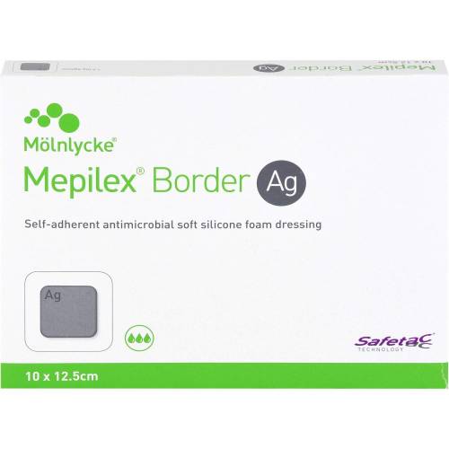 Mepilex Border Ag Schaumverb.10x12,5 cm steril 5 St