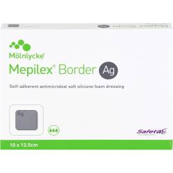 Mepilex Border Ag Schaumverb.10x12,5 cm steril 5 St