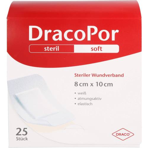 Dracopor Wundverband 8x10 cm steril 25 St