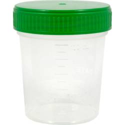 Urinbecher mit Schraubdeckel einzelverpackt 1 St