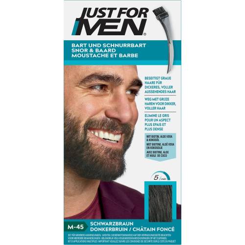 Just for men Brush in Color Gel schwarzbraun 28,4 ml