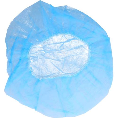 Haube Barett Drm.50 cm M blau 10 St