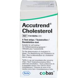 Accutrend Cholesterol Teststreifen 5 St
