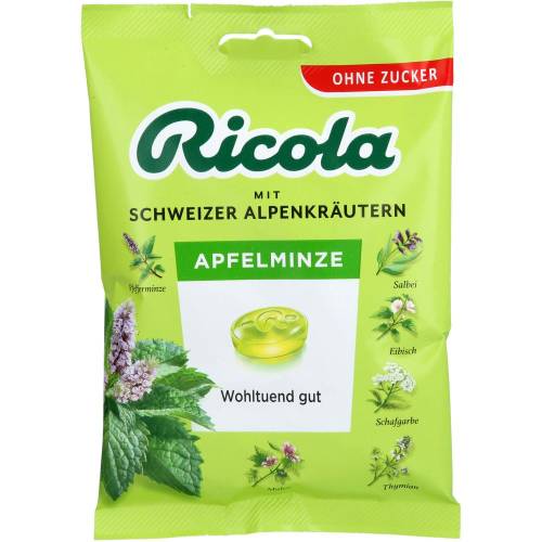 Ricola o.Z.Beutel Apfelminze Bonbons 75 g