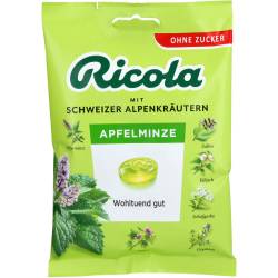Ricola o.Z.Beutel Apfelminze Bonbons 75 g