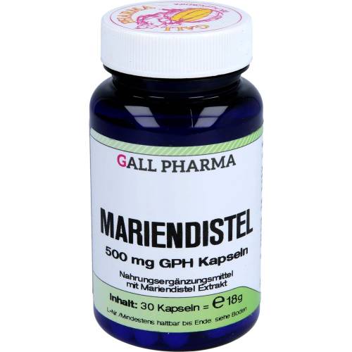 Mariendistel 500 mg Gph Kapseln 30 St