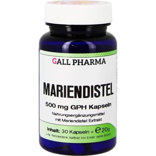 Mariendistel 500 mg Gph Kapseln 60 St