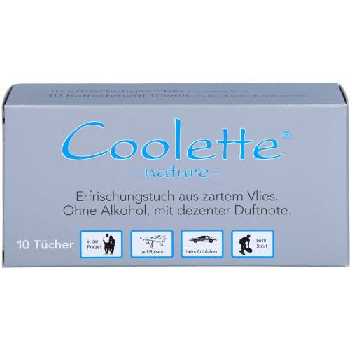 Coolette Nature Erfrischungstuch Vlies 10 St