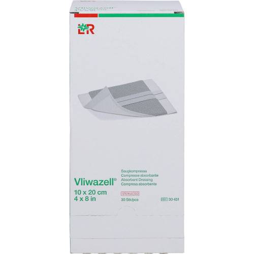 Vliwazell Saugkompressen steril 10x20 cm 30 St
