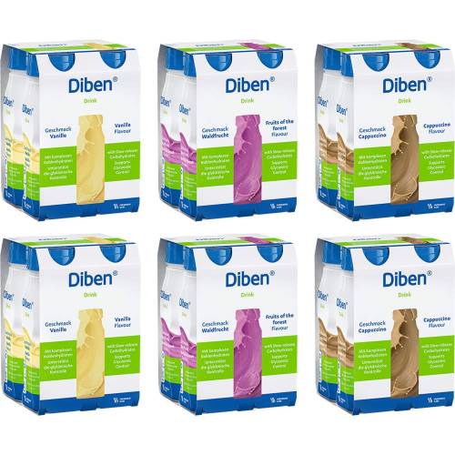 Diben Drink Mischkarton 1.5 kcal/ml Trinkflasche 4800 ml