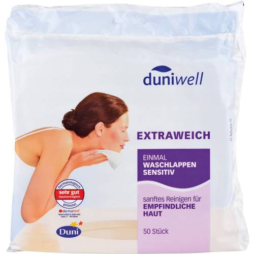 Duniwell Einmal Waschlappen sensitiv 50 St