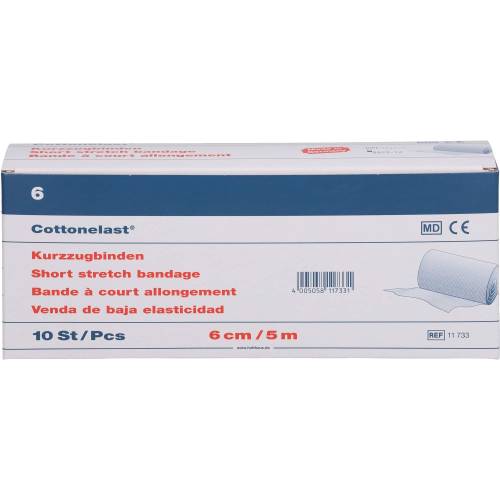 Kurzzugbinde Cottonelast 6 cmx5 m 10 St