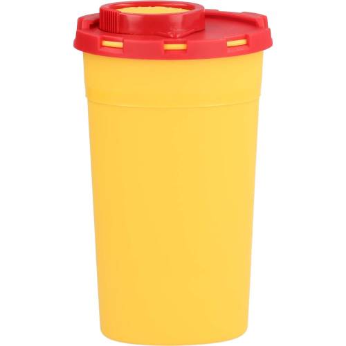 Kanüleneimer 0,2 l gelb für unterwegs 1 St