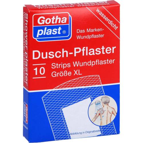 Gothaplast Duschpflaster Xl 48x70 mm 10 St