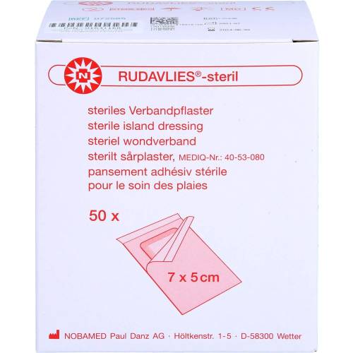 Rudavlies-steril Verbandpflaster5x7 cm 50 St