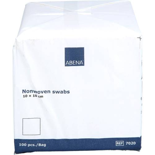 Vlieskompressen unsteril 10x10 cm 4lagig 100 St