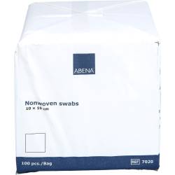 Vlieskompressen unsteril 10x10 cm 4lagig 100 St