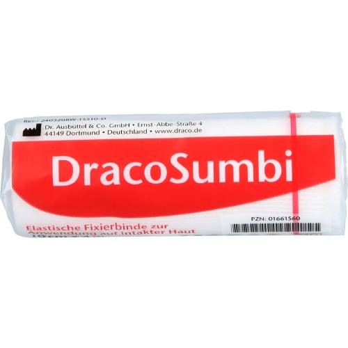 Dracosumbi Fixierbinde 10 cmx4 m weiß 1 St