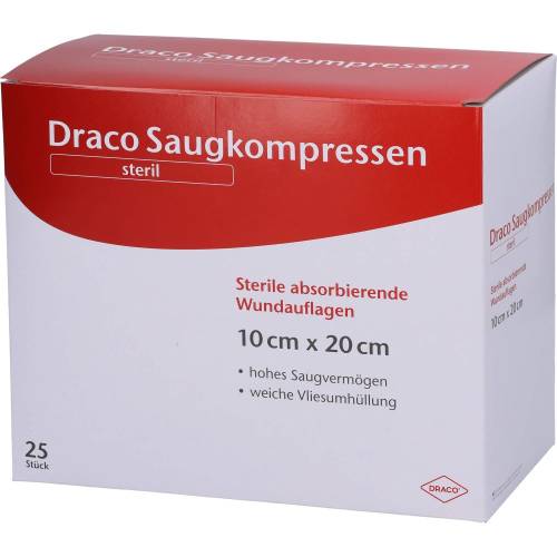 Saugkompressen steril 10x20 cm Draco 25 St